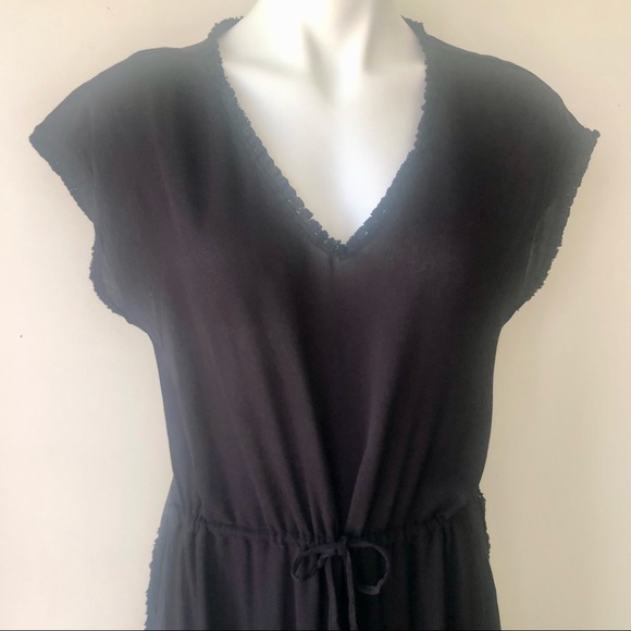 L*Space Noveau Dress Swim Cover-Up in Black M - Picture 5 of 10